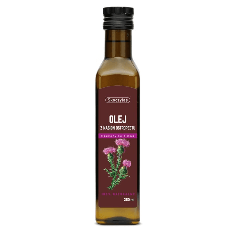 Zdrowa Żywność Olej Skoczylas Olej z nasion ostropestu 250ml