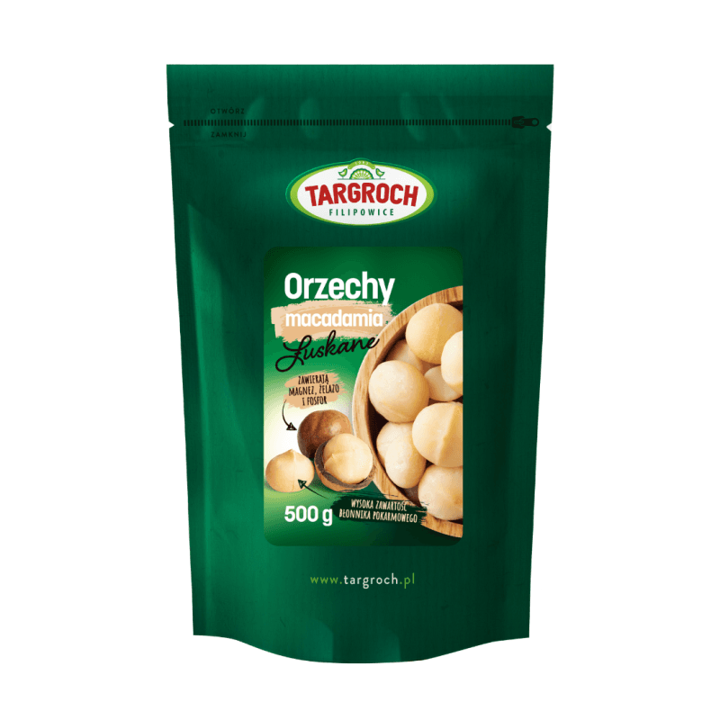 Zdrowa Żywność Orzechy Targroch Orzechy Macadamia 500g