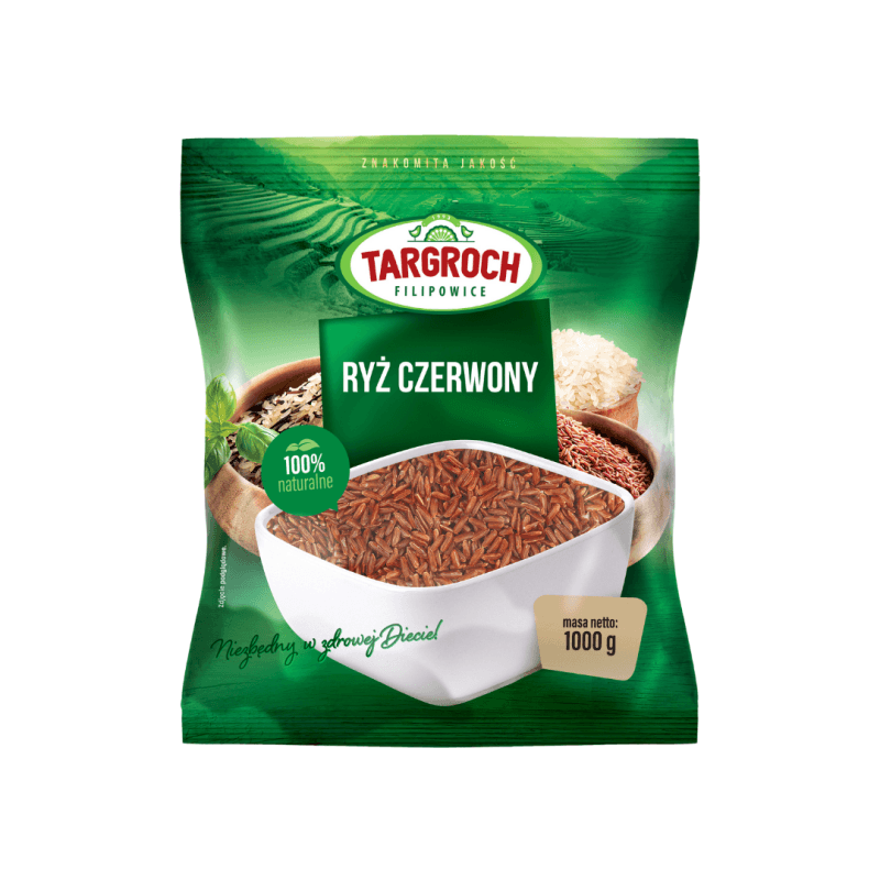 Zdrowa Żywność Ryż Targroch Ryż Czerwony 1kg