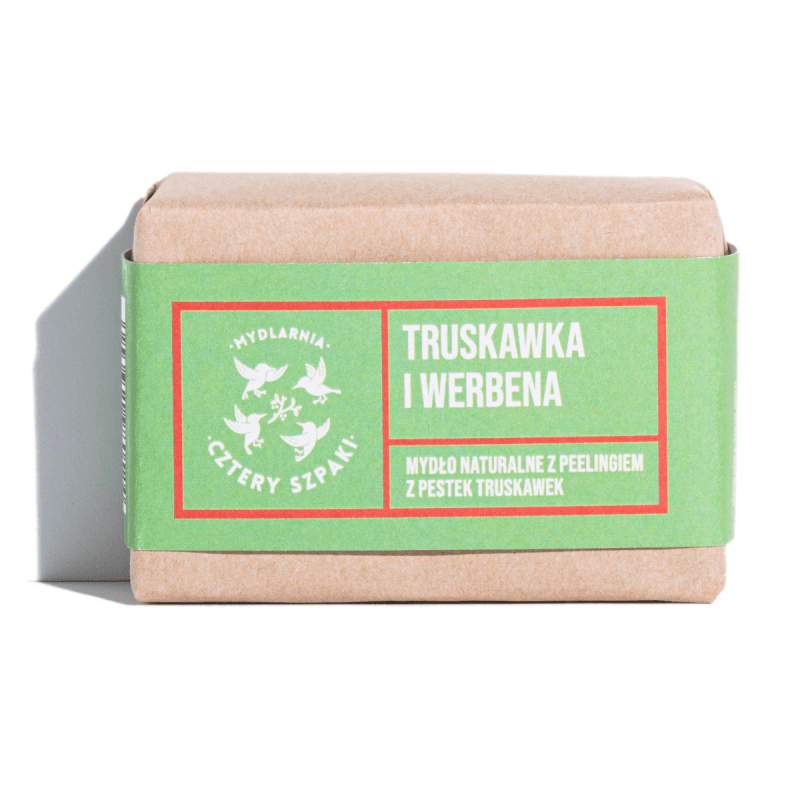 Kosmetyki Naturalne 4 Szpaki Mydło truskawka i werbena 110g