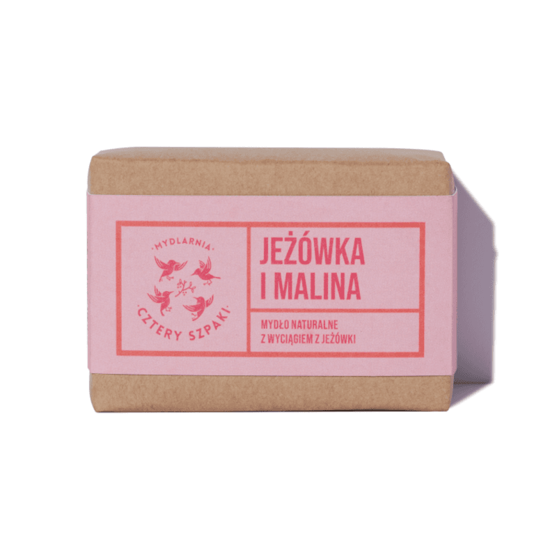 Kosmetyki Naturalne 4 Szpaki Mydło Jeżówka Malina 110g