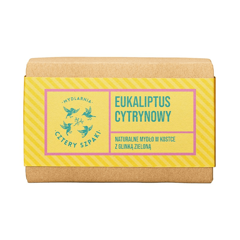 Kosmetyki Naturalne 4 Szpaki Mydło eukaliptus cytrynowy 110g