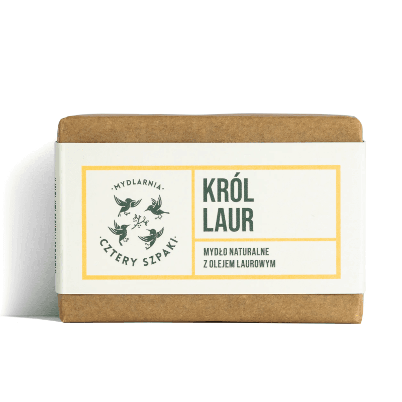 Kosmetyki Naturalne 4 Szpaki Mydło Król Laur 110g