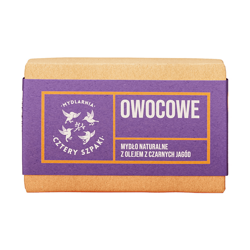 Kosmetyki Naturalne 4 Szpaki Mydło Owocowe 110g