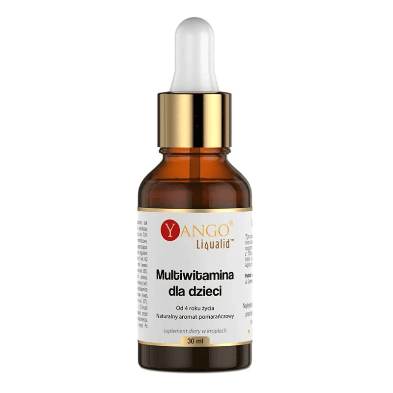 Witaminy i Minerały dla Dzieci Yango LIQUALID™ Multiwitamina dla dzieci 30ml