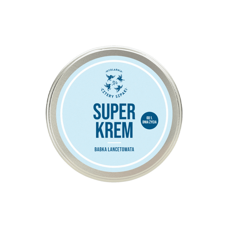 Kosmetyki Naturalne 4 Szpaki Superkrem - babka lancetowata 100ml