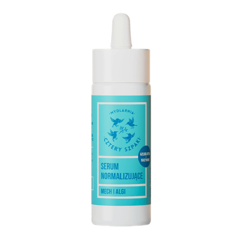 Kosmetyki Naturalne 4 Szpaki Serum normalizujące Mech i Algi 30ml