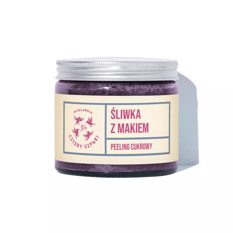 Kosmetyki Naturalne 4 Szpaki Peeling Śliwka z Makiem 250ml