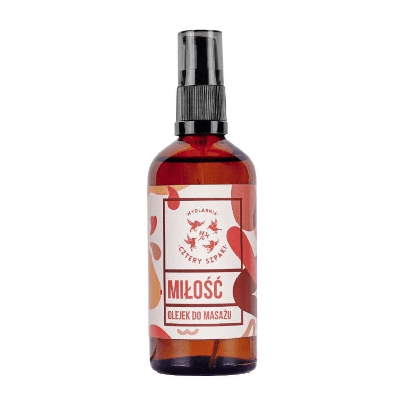 Kosmetyki Naturalne 4 Szpaki Olejek do masażu Miłość 100ml