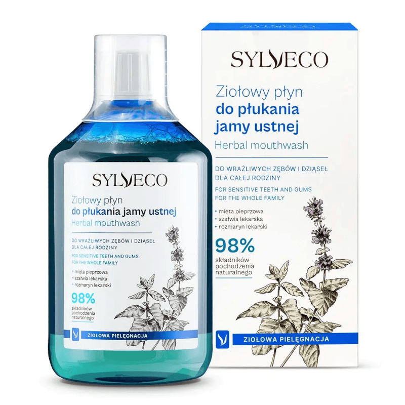 Kosmetyki Naturalne SYLVECO Ziołowy płyn do płukania jamy ustnej 500ml