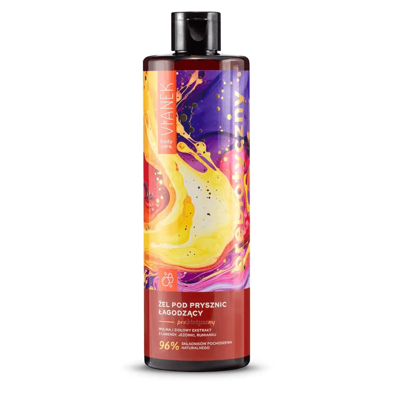 Kosmetyki Naturalne VIANEK Prebiotyczny żel pod prysznic łagodzący 400ml