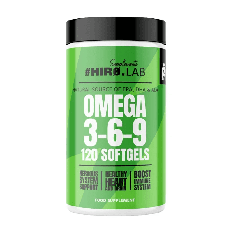 Kwasy Tłuszczowe Omega Hiro Lab Omega 3-6-9 120softgels