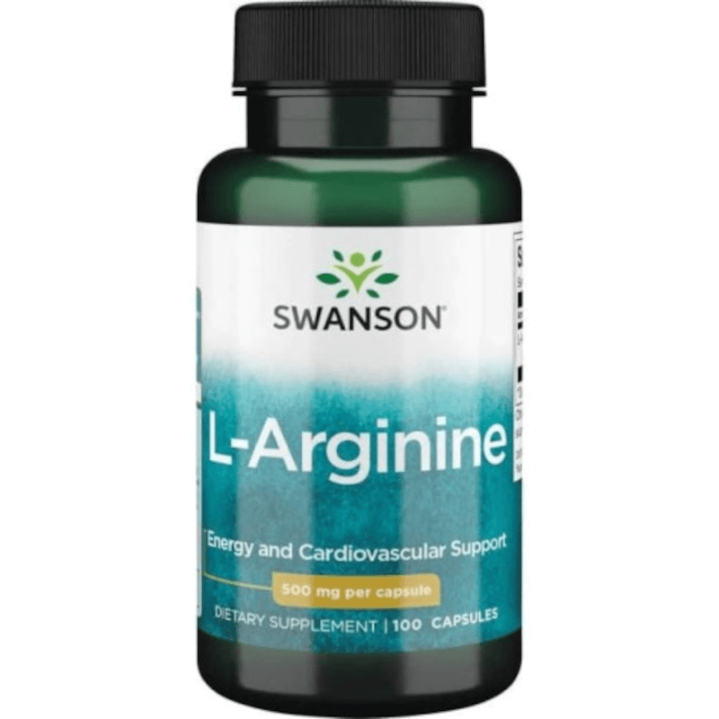 Serce i Układ Krążenia Swanson L-Arginine 500mg 100kaps