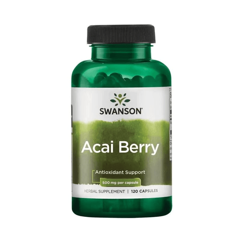 Detoks i Antyoksydanty Swanson Acai owoce 500mg 120kaps
