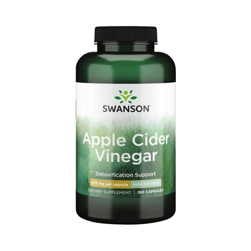 Detoks i Antyoksydanty Swanson Apple Cider Vinegar 625mg 180kaps
