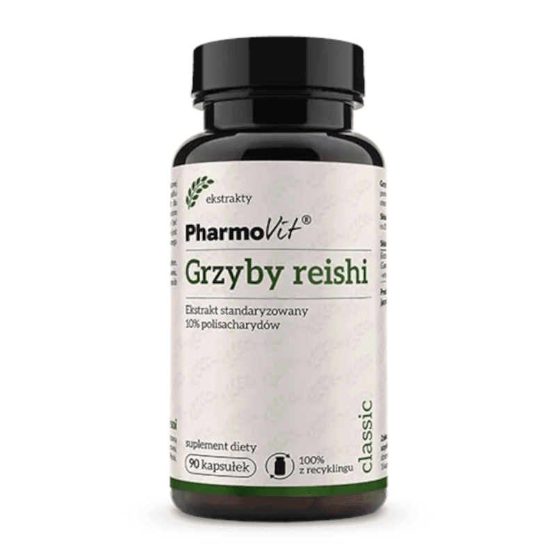 Odporność Pharmovit Grzyby Reishi 10% polisacharydów 90kaps