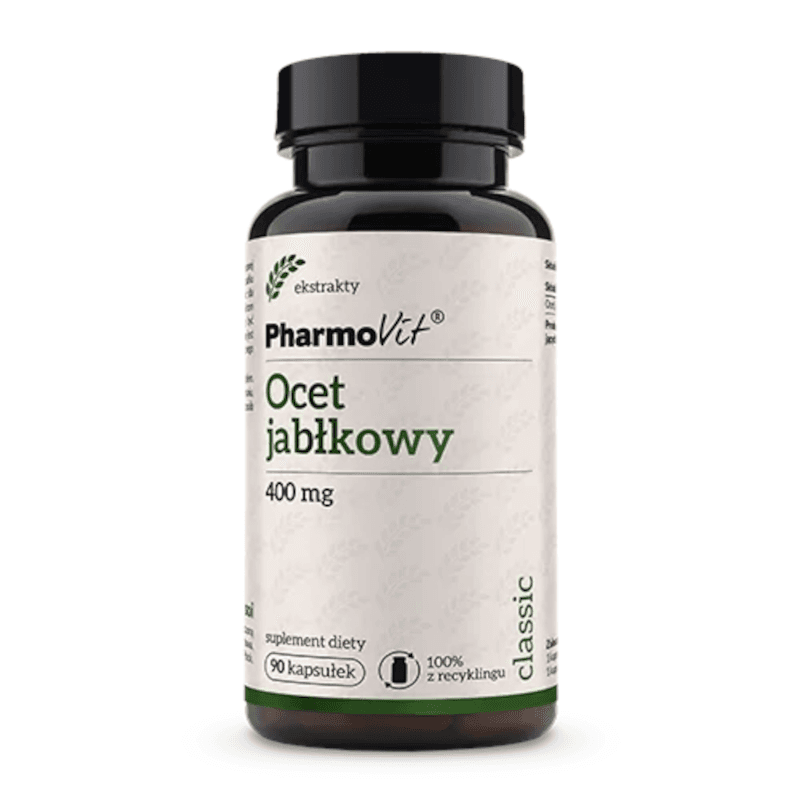 Odporność Pharmovit Ocet Jabłkowy 400mg 90kaps