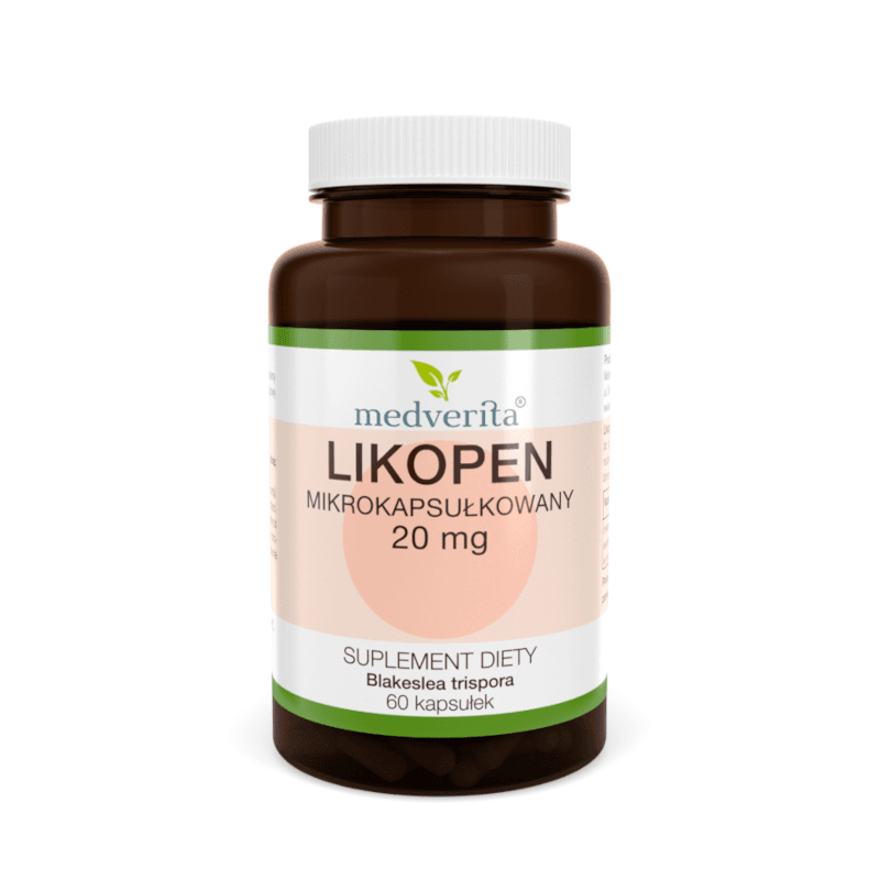 Antyoksydanty MEDVERITA LIKOPEN 20 mg 60kaps