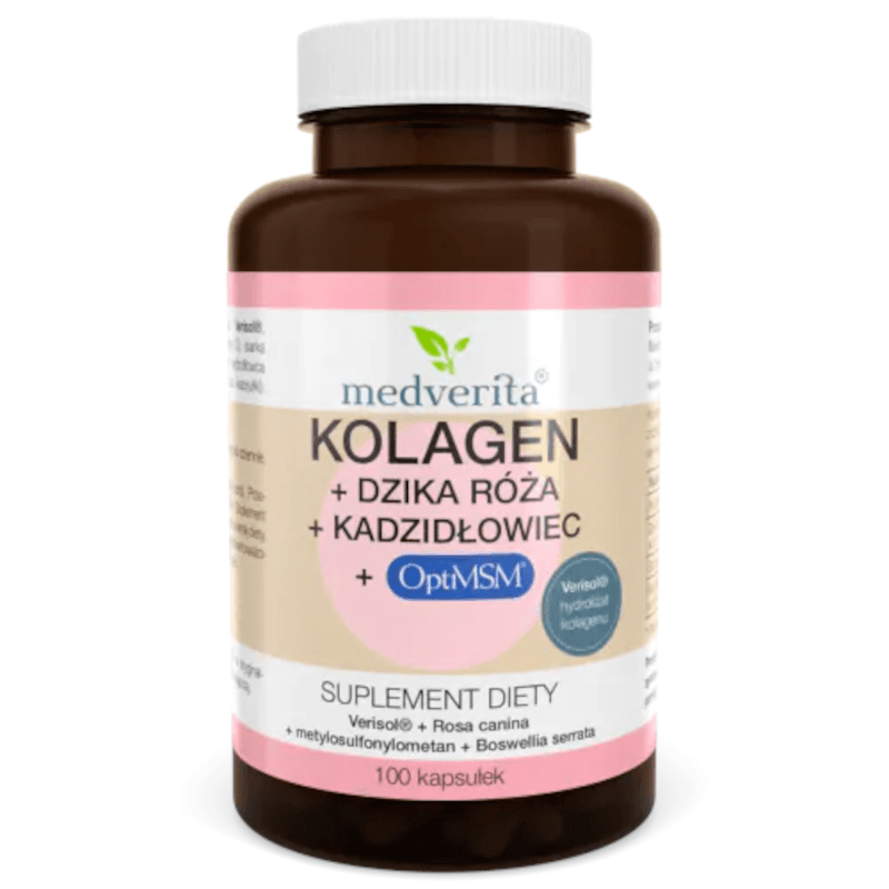 Regeneracja Stawów Kolagen MEDVERITA Kolagen Wołowy+ 100kaps