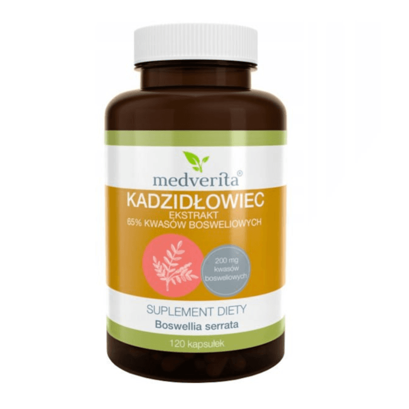 Wsparcie Odporności Kadzidłowiec +Boswelllia Medverita Kadzidłowiec Boswellia 120kaps