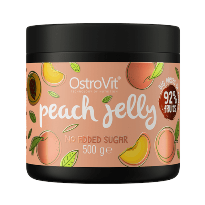Zdrowa Żywność Frużelina OstroVit Peach Jelly 500g