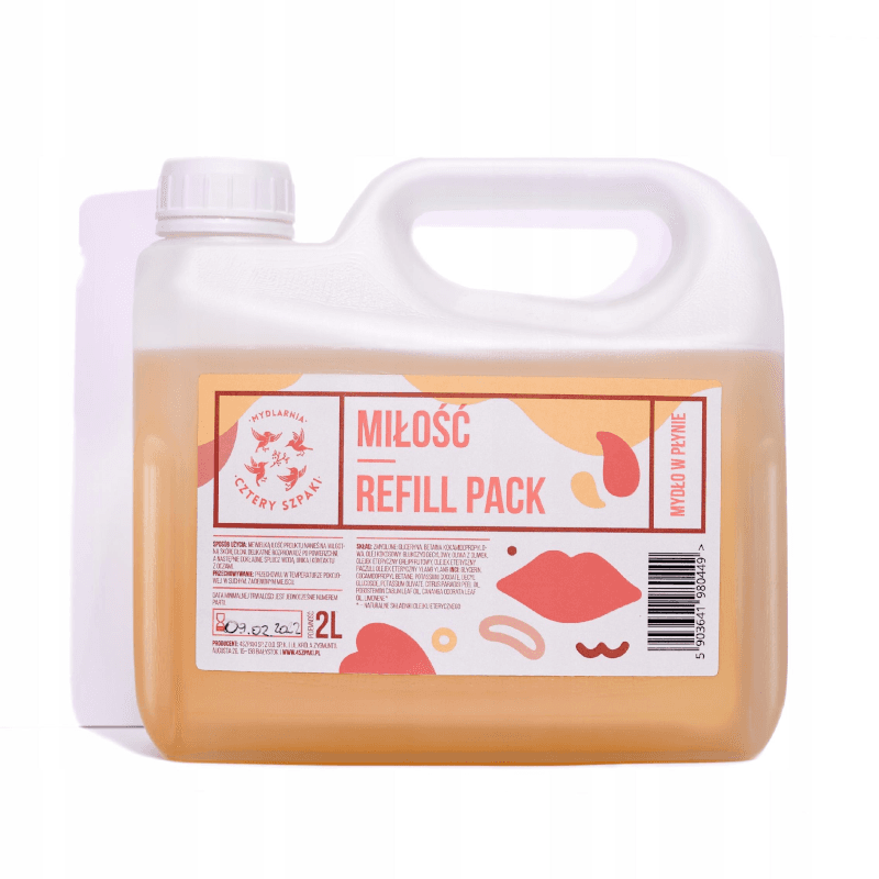Kosmetyki Naturalne 4 Szpaki Mydło w płynie Miłość 2000ml