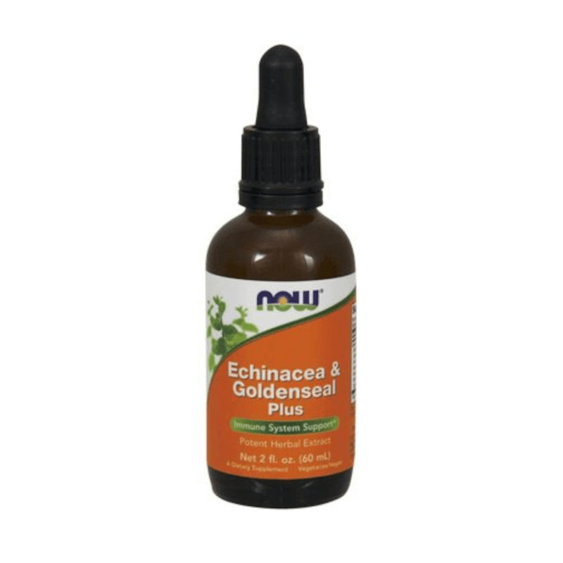 Wsparcie Mózgu i Odporności Now Foods Echinacea & Goldenseal Plus 60ml