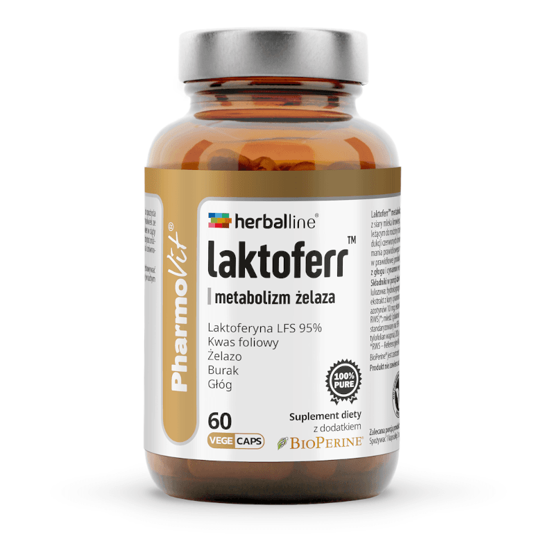 Wsparcie Odporności Pharmovit - Laktoferr Metabolizm żelaza 60 kaps