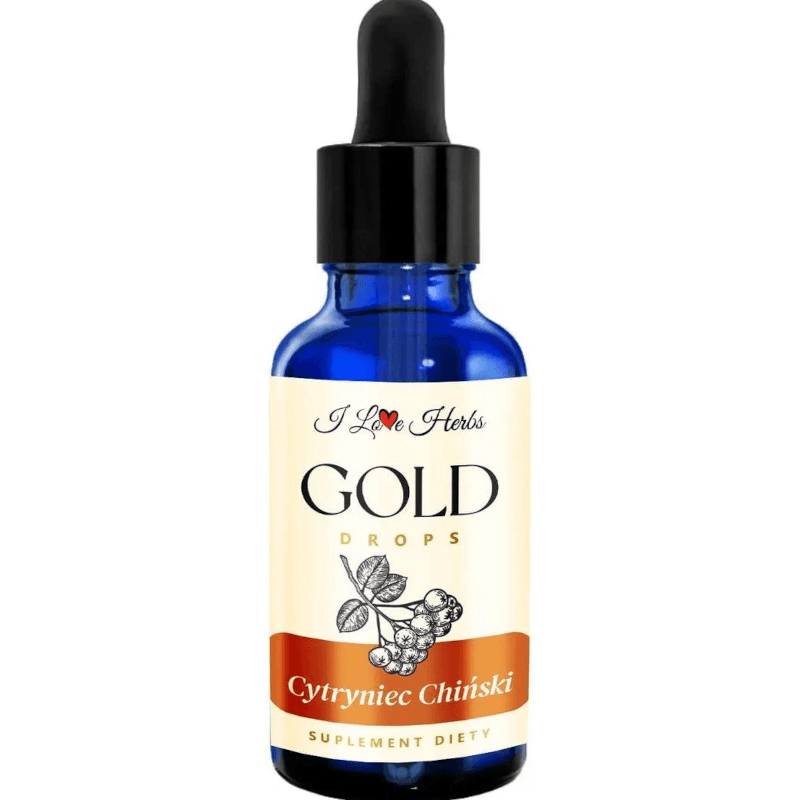 Adaptogeny I love Herbs Cytryniec chiński Gold Drops 50ml