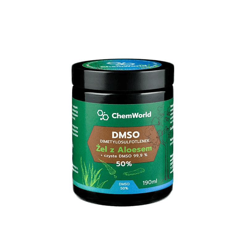 Kosmetyki Naturalne ChemWorld Żel DMSO 50% z Aloesem 190ml