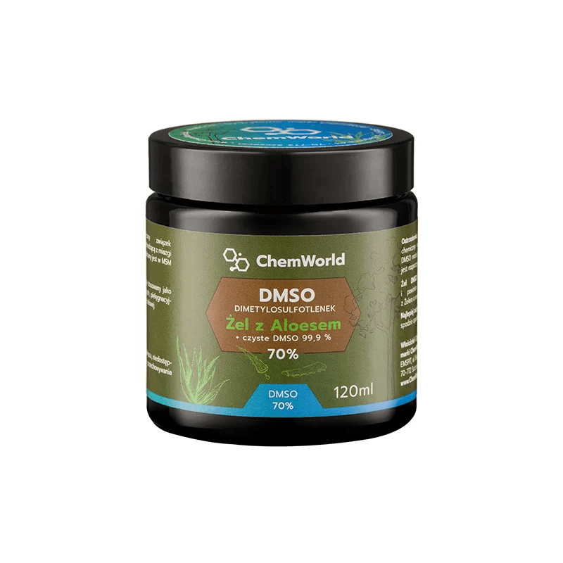 Kosmetyki Naturalne ChemWorld Żel DMSO 70% z Aloesem 120ml