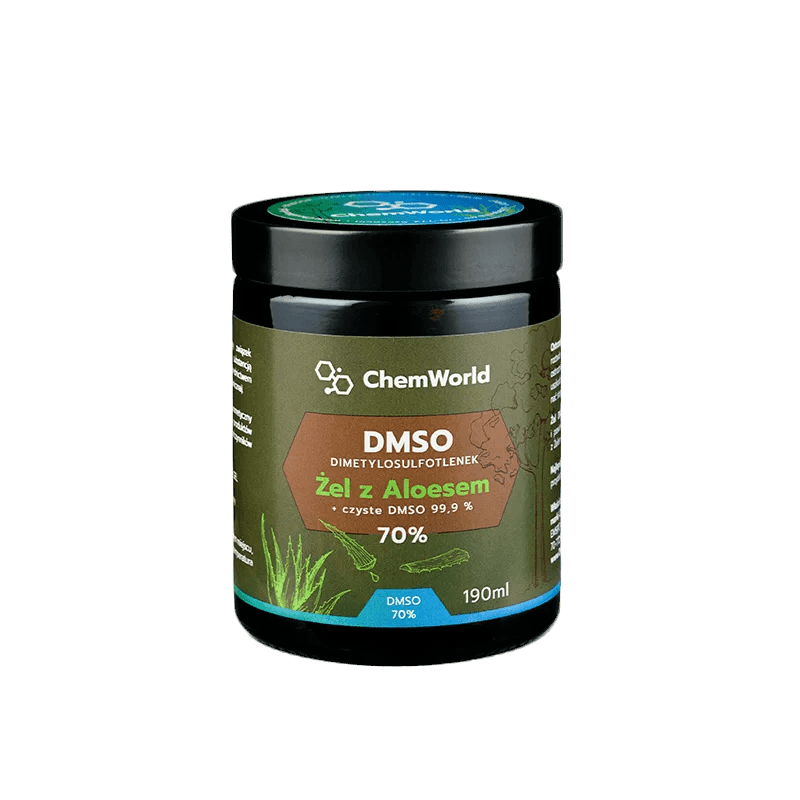 Kosmetyki Naturalne ChemWorld Żel DMSO 70% z Aloesem 190ml