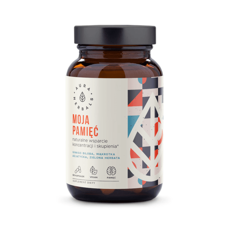 Pamięć i Koncentracja Aura Herbals Moja Pamięć 60 kaps