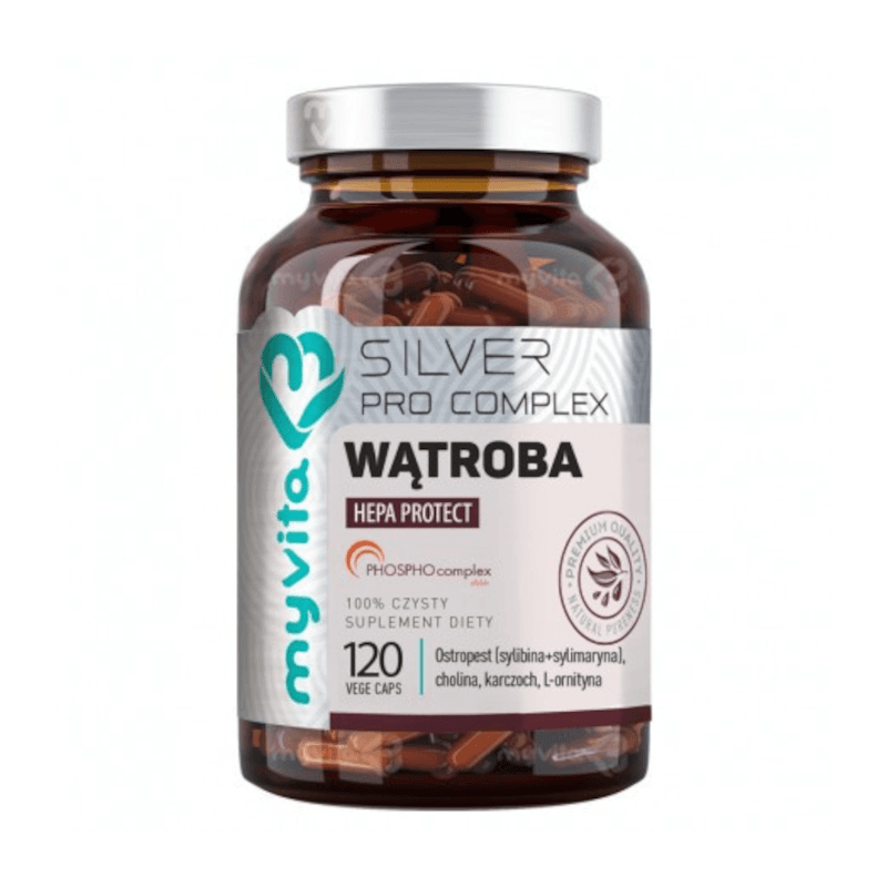 Regeneracja Wątroby Myvita Silver Pro Complex Wątroba 120kaps