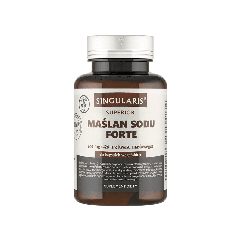 Trawienie Singularis Maślan Sodu Forte 600mg 60kaps
