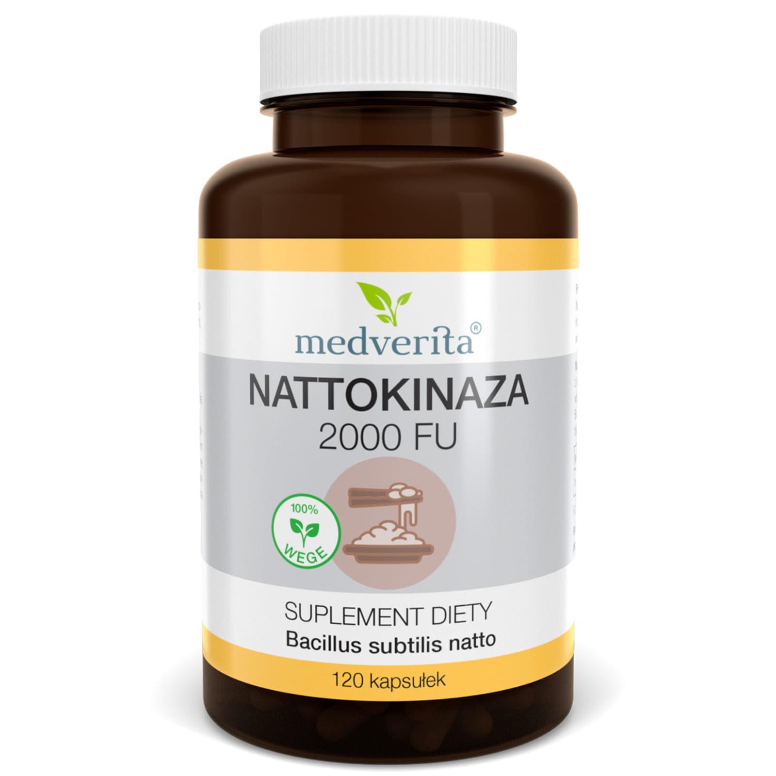 Zdrowe Serce Medverita Nattokinaza 2000FU 120kaps
