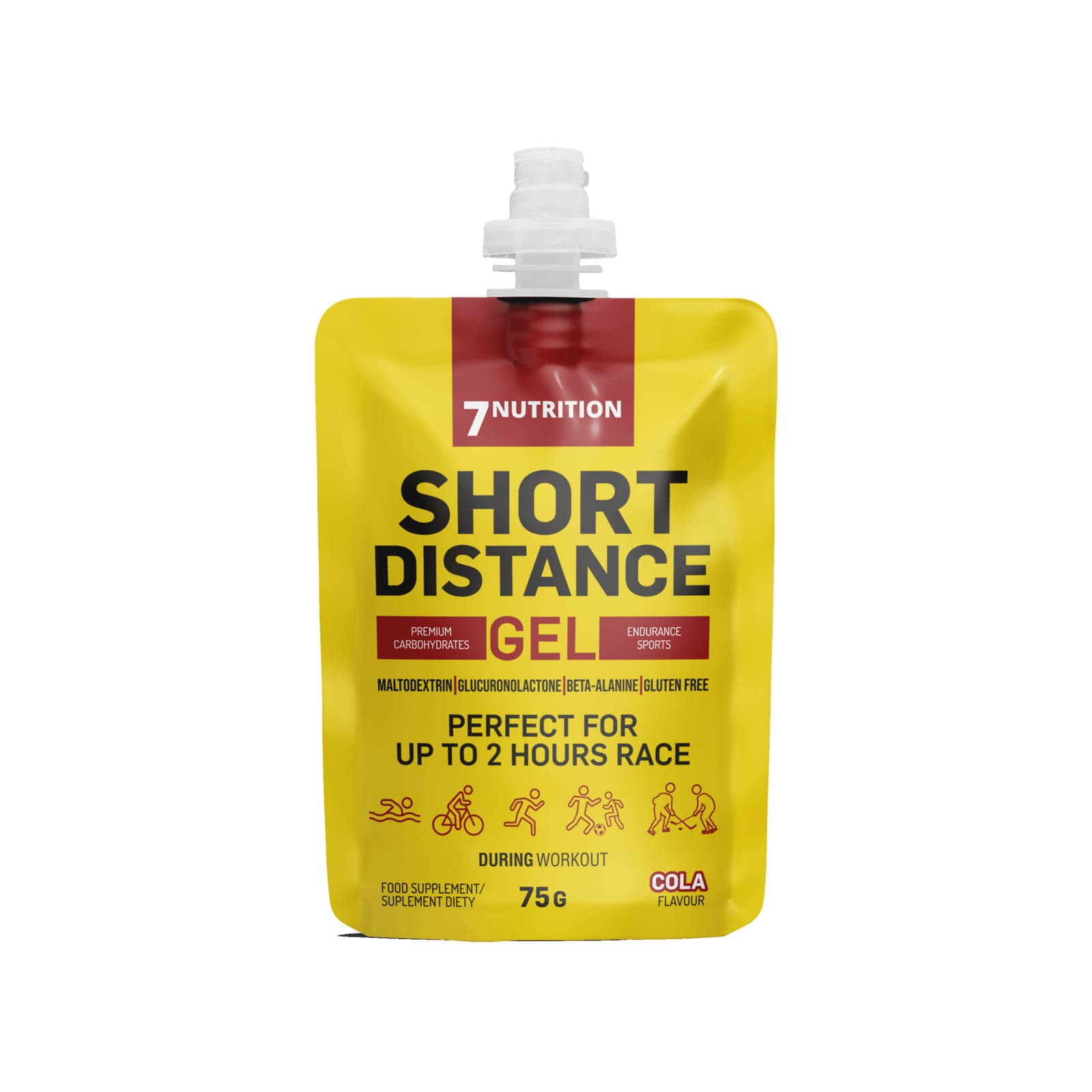 Węglowodany Żel Energetyczny 7Nutrition Short Distance Gel 75g