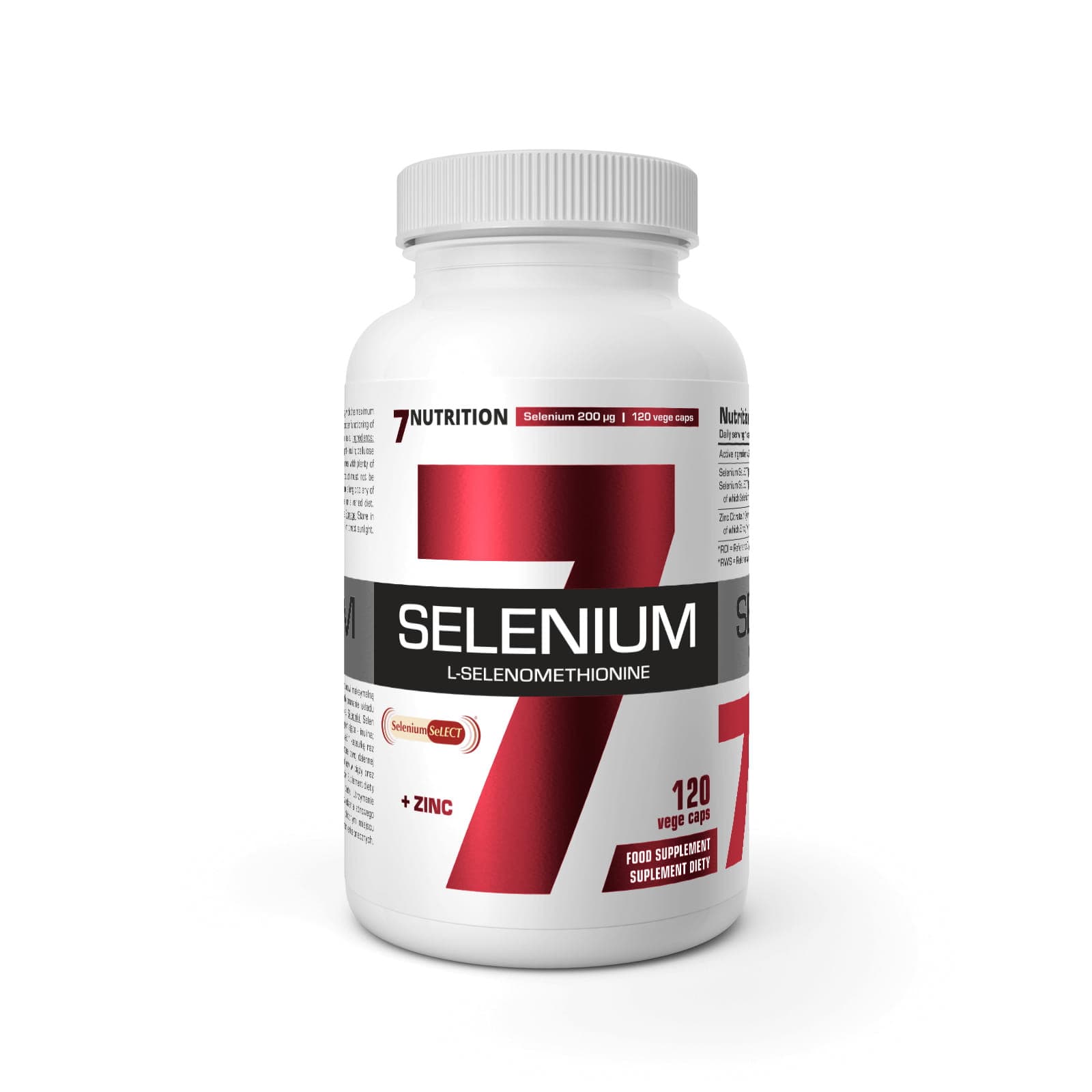 Minerały 7Nutrition Selenium 200uq + Zinc 120vcap