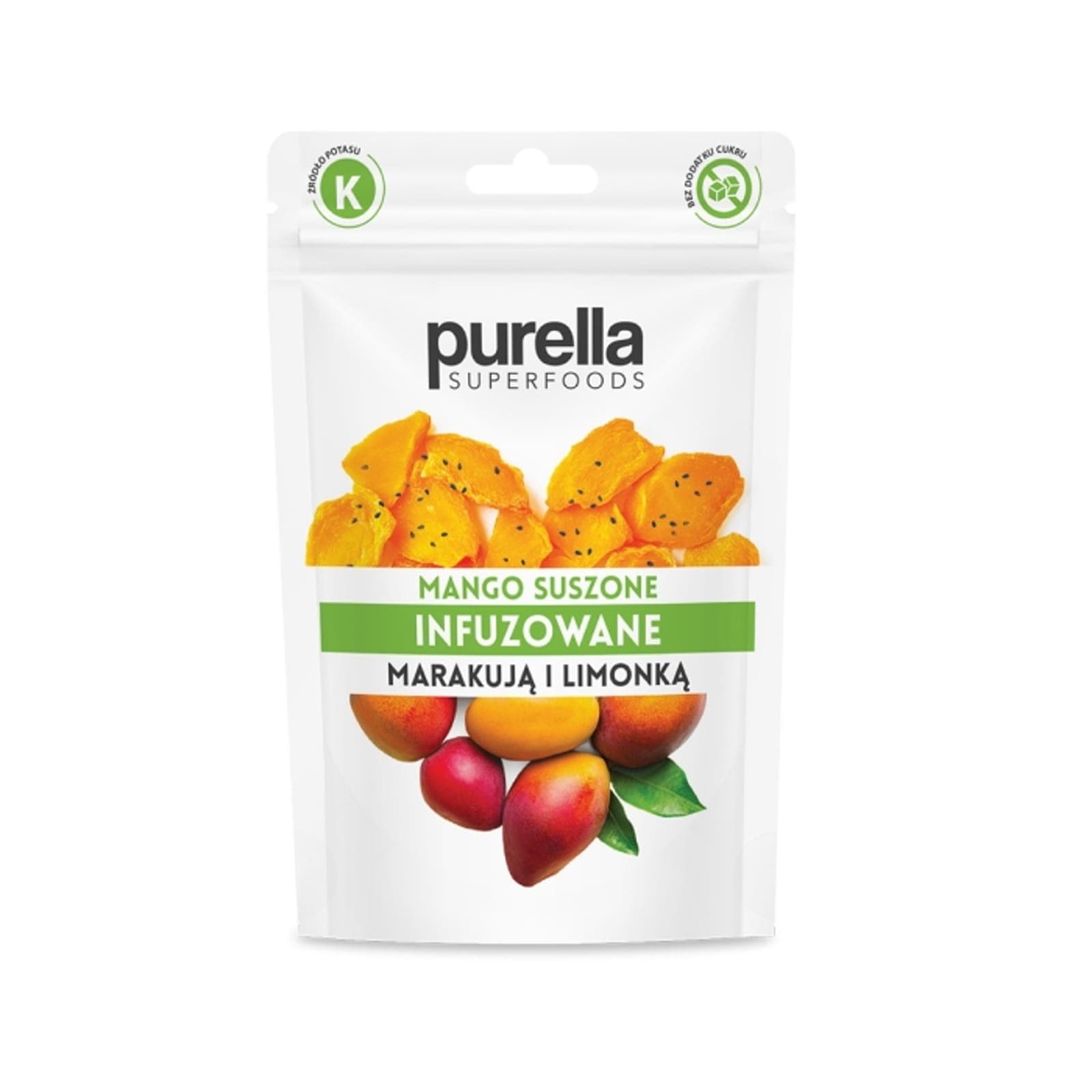 Zdrowa żywność Purella Mango Infuzowane 55g