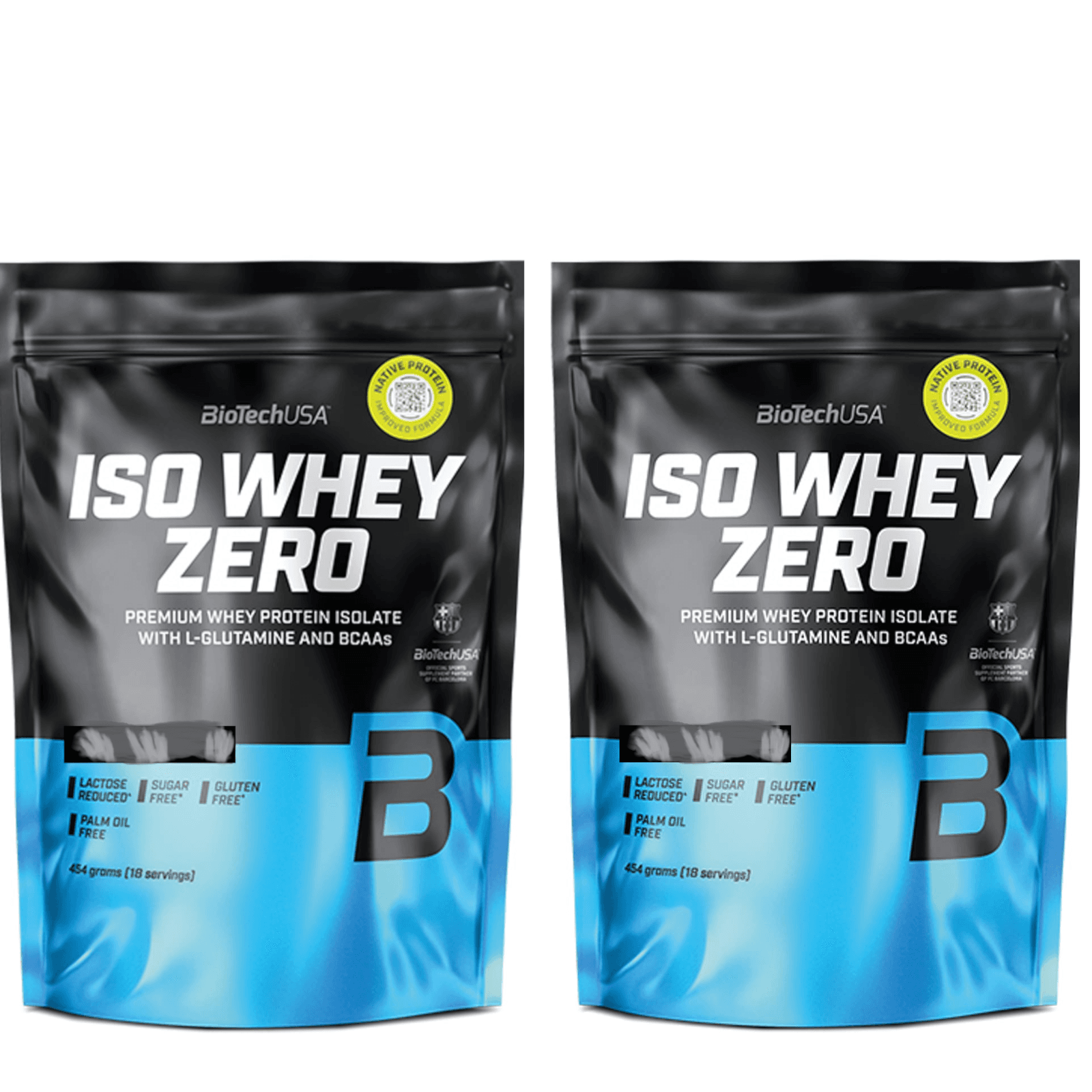 Zestaw BioTechUSA Iso Whey Zero 2x 454g