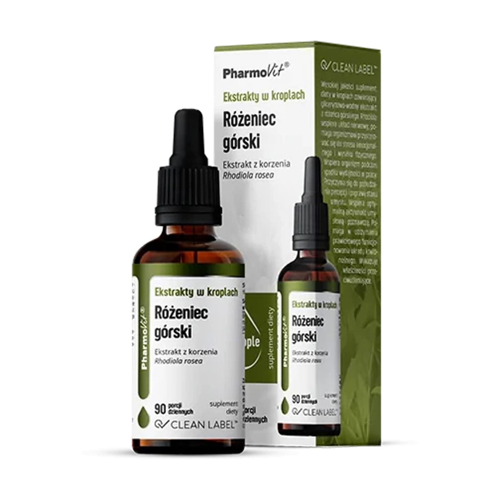 Adaptogeny Pharmovit Różeniec Górski w Kroplach 30ml