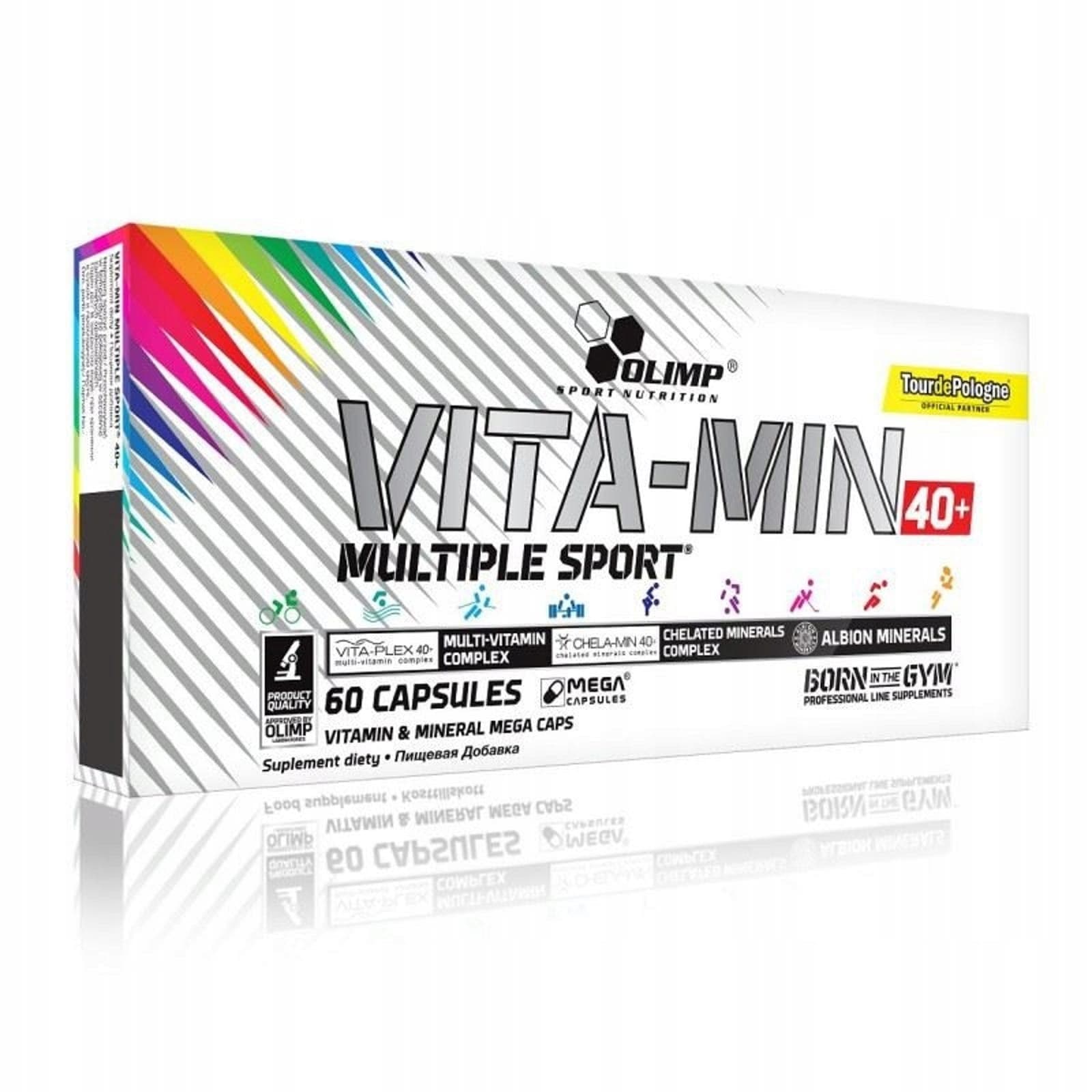 Witaminy i Minerały Kompleks Olimp Vita-min Multiple Sport 40+ 60kaps