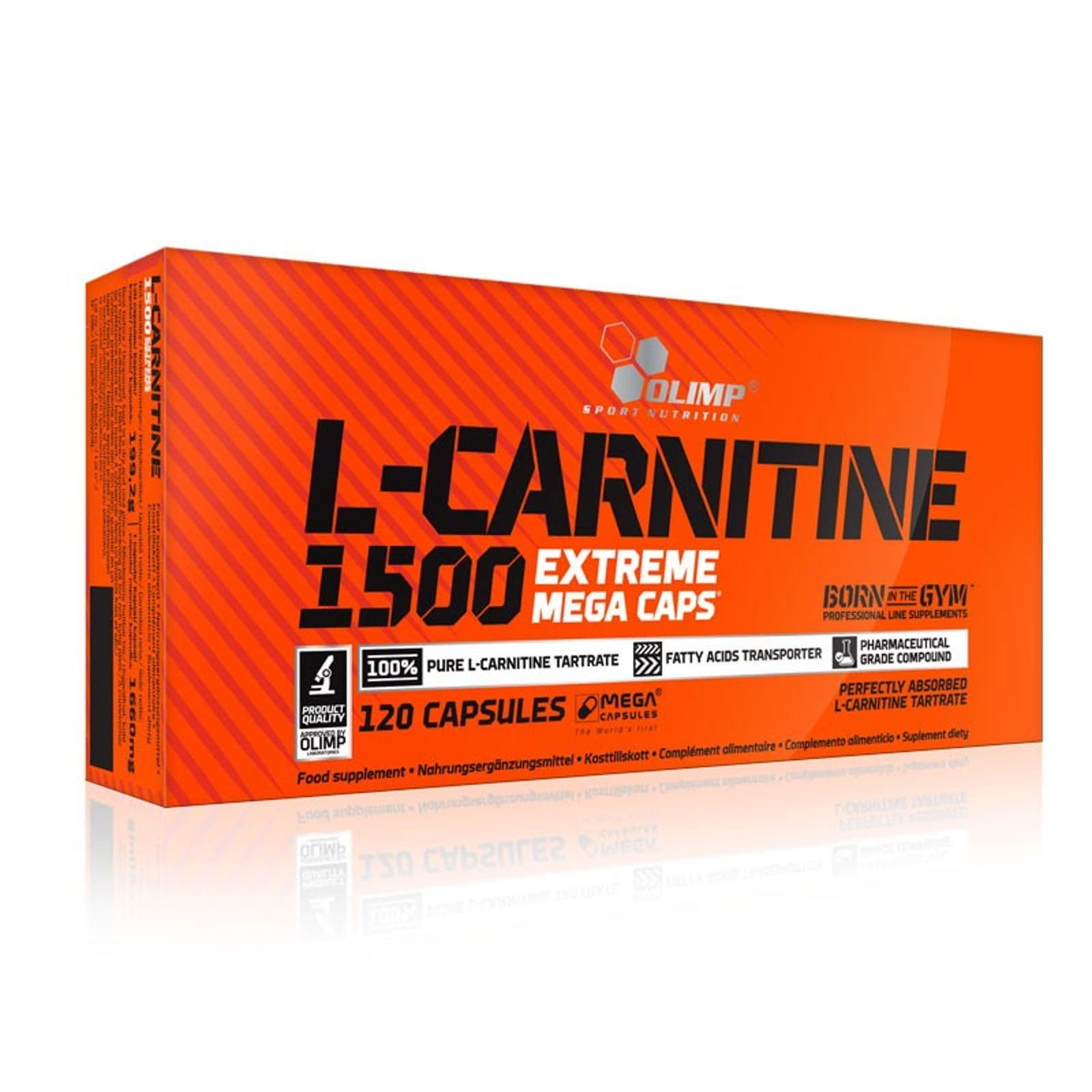 Odchudzanie L-karnityna Olimp L-Carnitine 1500 Extreme 120kaps