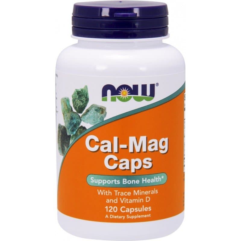 Minerały Wapń + Magnez Now Foods Cal-Mag 120tab