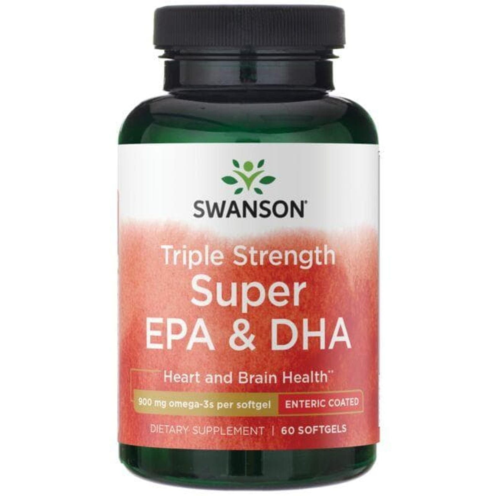 Kwasy Tłuszczowe Omega 3 Swanson Triple Strength Super EPA&DHA 900mg 60softgels