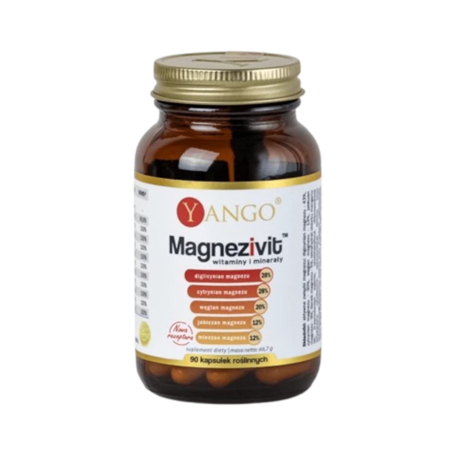 Minerały Magnez Yango Magnezvit 90kaps