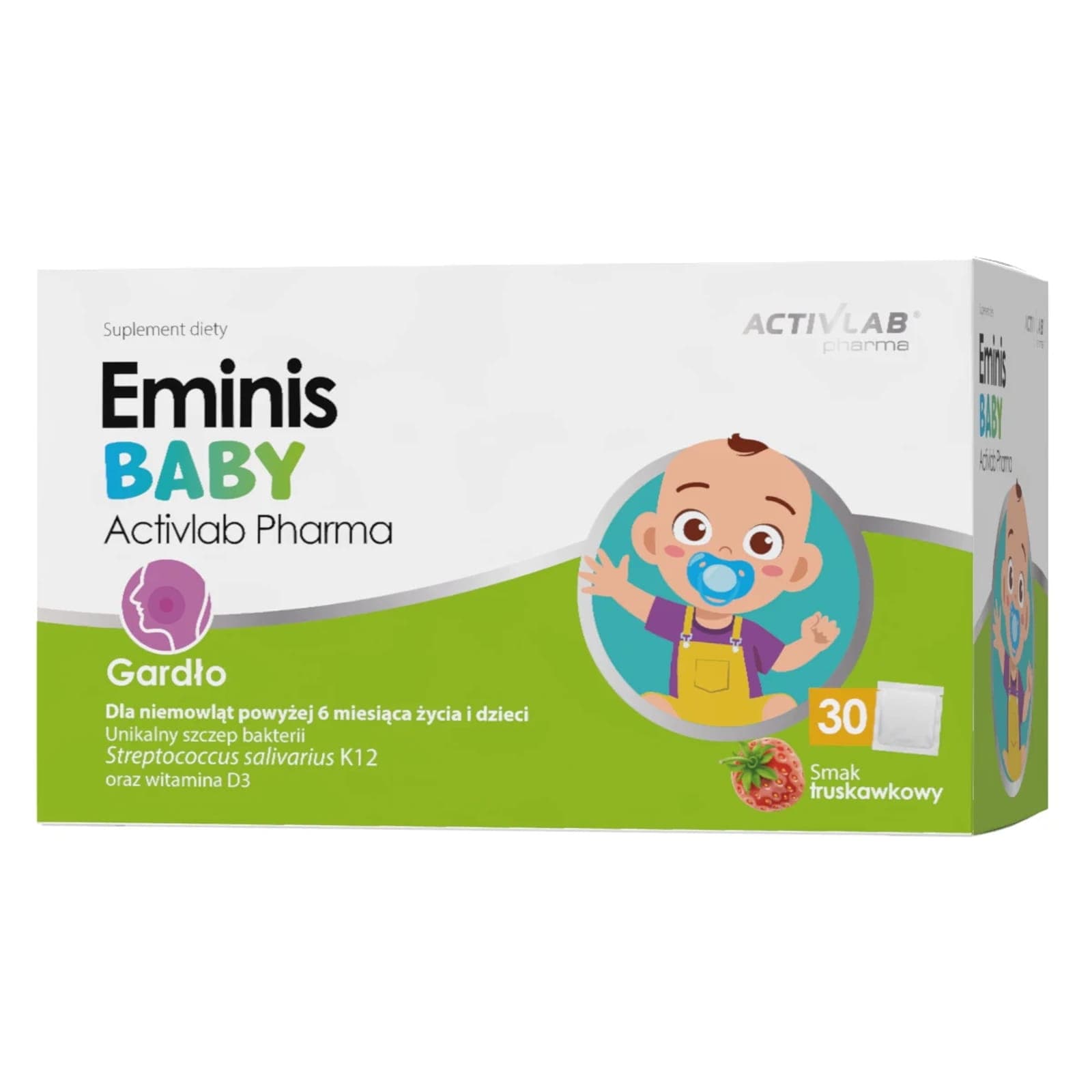 Układ Oddechowy Activlab Eminis BABY 30 sasz Truskawka