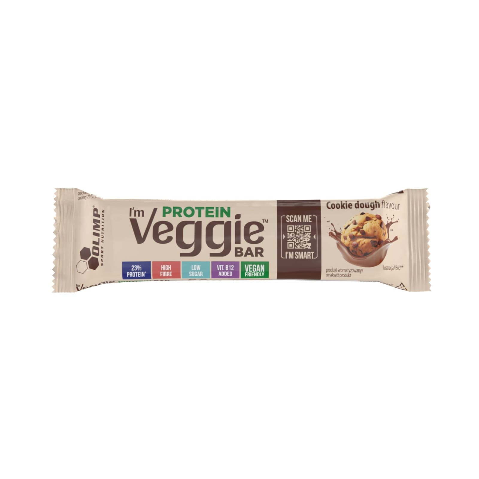 Baton Proteinowy Wysokobiałkowy Olimp I'm Veggie Protein Bar 50g
