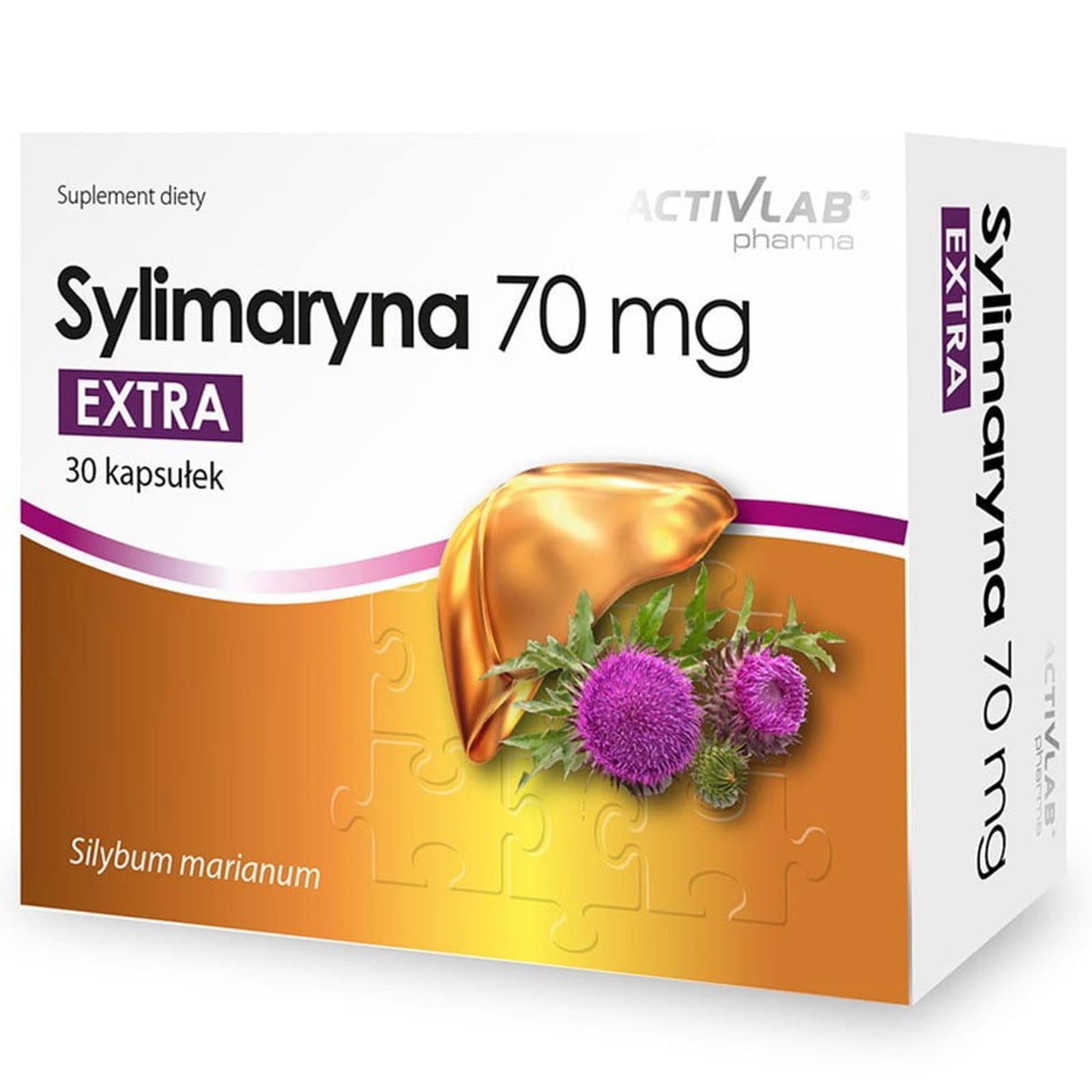 Wsparcie Wątroby Sylimaryna Activlab Sylimaryna Extra 70 mg 30kaps