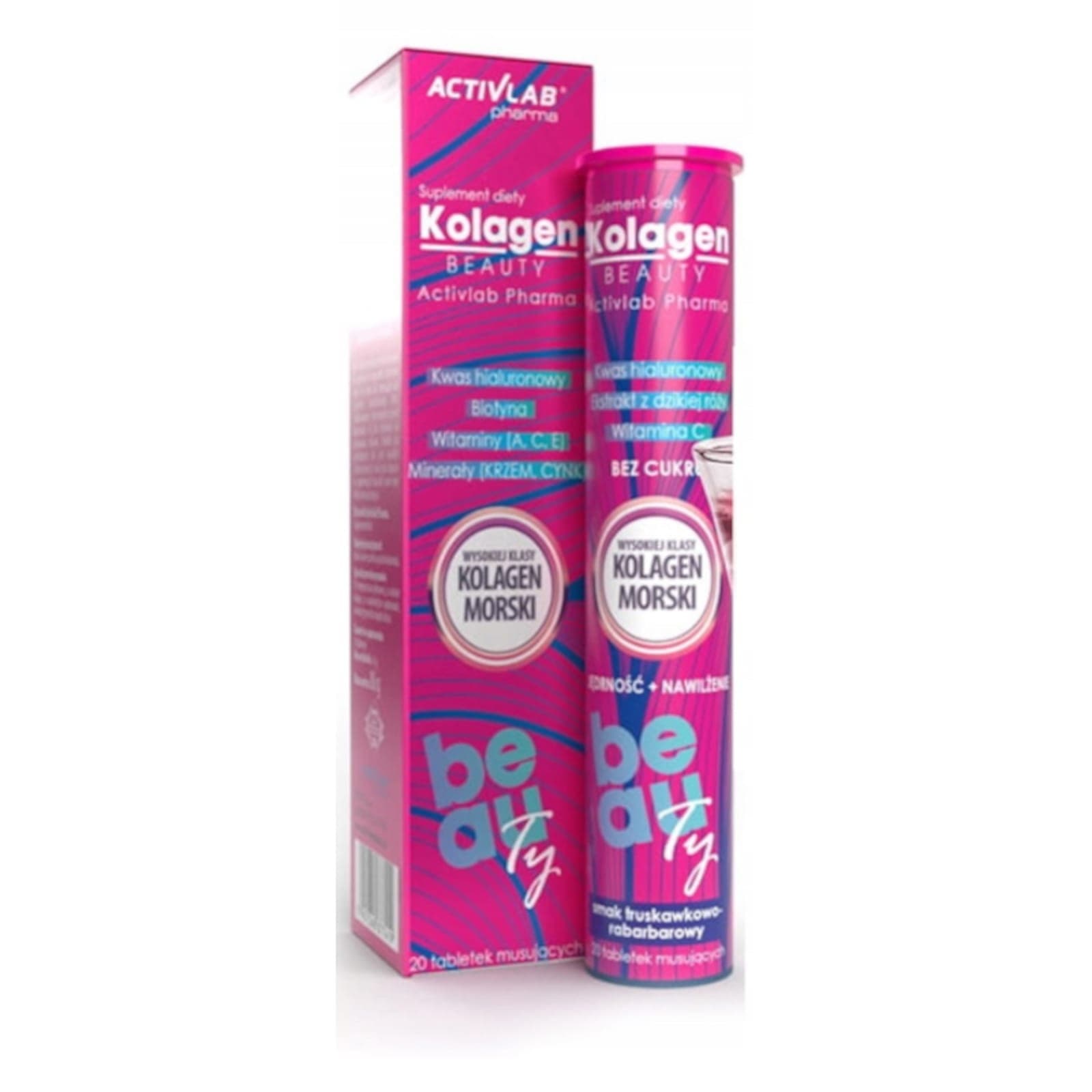 Wsparcie Włosów, Skóry, Paznokci Kompleks Activlab Kolagen Beauty 20tab